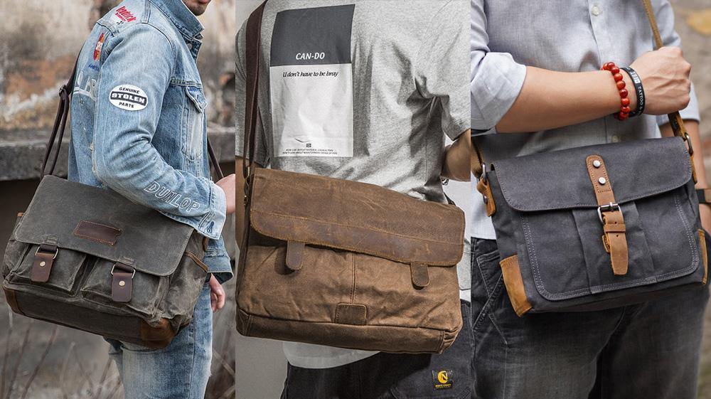 Best 26 Waxed Canvas Messenger Bags - iwalletsmen