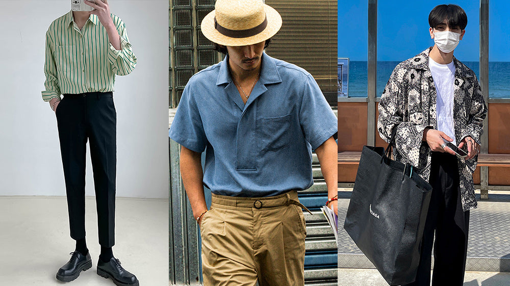 How to Style Your Shirt Like Korean Men in This Summer | Korean Men Style Guide | Korean Mens Summer Fashion |