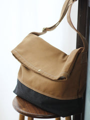 Mens Canvas Large Stachel Side Bags Canvas Messenger Bags Canvas Shoulder Bag for Women