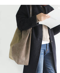 Womens Khaki Canvas Splicing Tote Bag Canvas Handbag Canvas Tote Shoulder Bag for Men Women