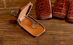 Handmade Leather Mens Cool Car Key Wallet Car Key Holder Car Key Case for Men