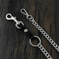 Hook Silver Punk Pants Chain Fashion Wallet Chain Biker Waist Wallet Chain For Men - iwalletsmen
