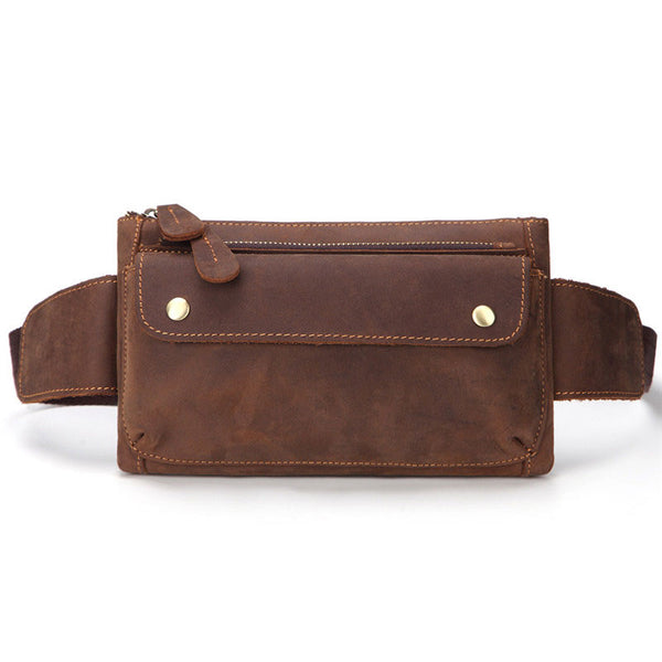 The Fanny Pack  Classic Men's Leather Bum Bag – The Real Leather