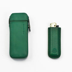 Cool Brown Leather Mens 20pcs 100s Cigarette Holder Case Cool Custom Cigarette Case for Men