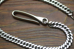 Cool Men's Silver Stainless Steel Pants Chain Biker Wallet Chain For Men - iwalletsmen