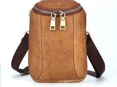 Cool Mens Leather Belt Pouch Cell Phone HOLSTER Belt Bag Mini Side Bag For Men - iwalletsmen