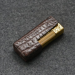 Cool Mens Leather Dunhill Lighter Case Custom Dunhill lighter Holder for Men - iwalletsmen