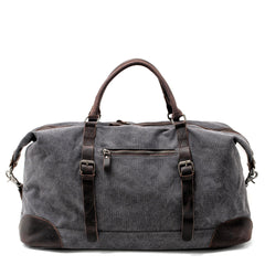 Coffee Waxed Canvas Gym Bag Weekend Travel Bag Canvas Mens Weekend Bag Duffle Bag For Men - iwalletsmen