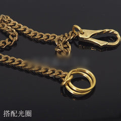 Cool Brass 18‘’ Biker Wallet Chain Key Chain Wallet Chain Pants Chain For Men - iwalletsmen