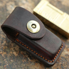 Cool Mens Leather Dunhill Rollagas Lighter Case with Loop Dunhill lighter Holder with clips - iwalletsmen