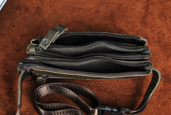 Vintage Leather Fanny Pack Mens Waist Bag Hip Pack Belt Bag for Men - iwalletsmen