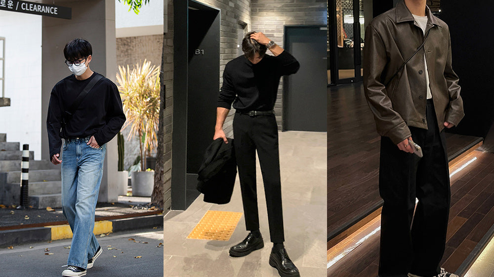 How To Wear High Waist Pants in Fall Like Korean Men?