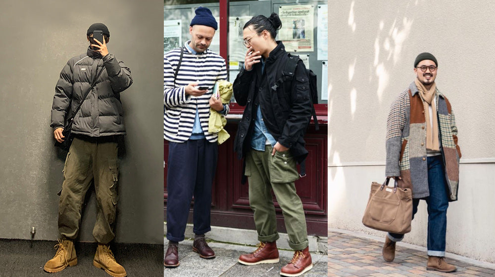 How to style your boots in winter? Baggy Pants+Boots!!! | How to Style Mens Boots | Winter Mens Fashion Tips