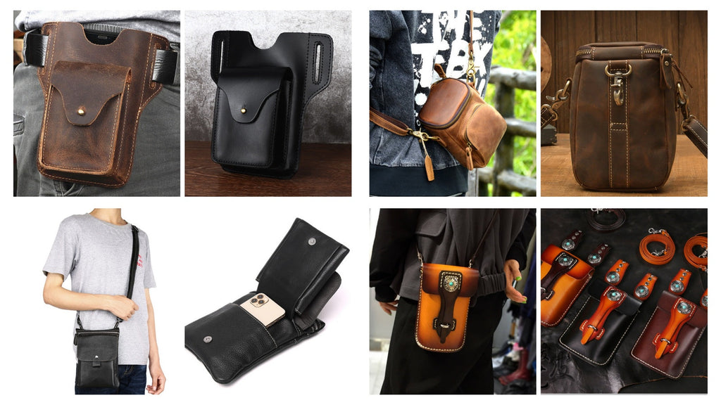 38 Leather Belt Pouches for EDC
