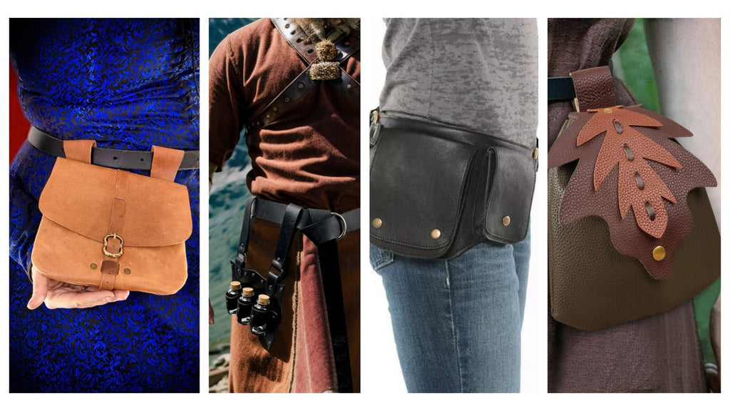 11 Vintage-Style 18th Century Belt Pouches for LARP Renaissance Fairs Historical Cosplay 2026