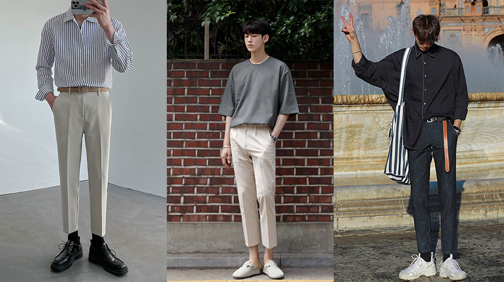 How to Wear Ankle Pants in Summer Like Korean Men