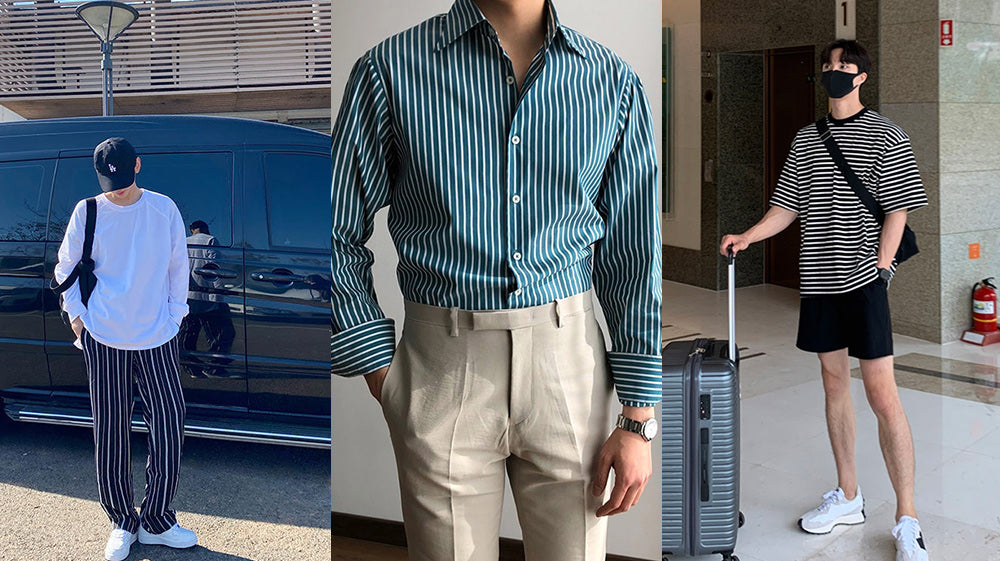 20 Ways to Wear & Style Stripes Like Korean Men