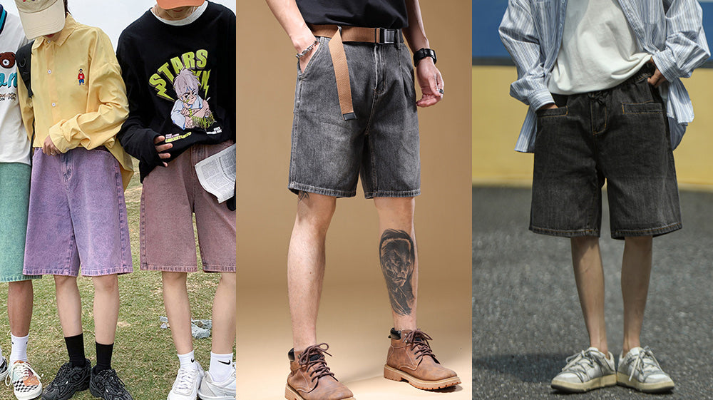 How To Wear Denim Shorts in Summer | Korean Men Style Guide | Korean Mens Summer Fashion |