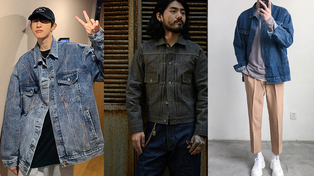 How To Wear Denim Jacket Like Korean Men in 20 Ways | Korean Men Style Guide | Korean Mens Spring Fashion |