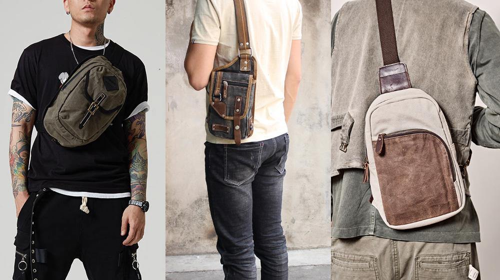 Top 20 Canvas Sling Bags for Men 2021 - iwalletsmen