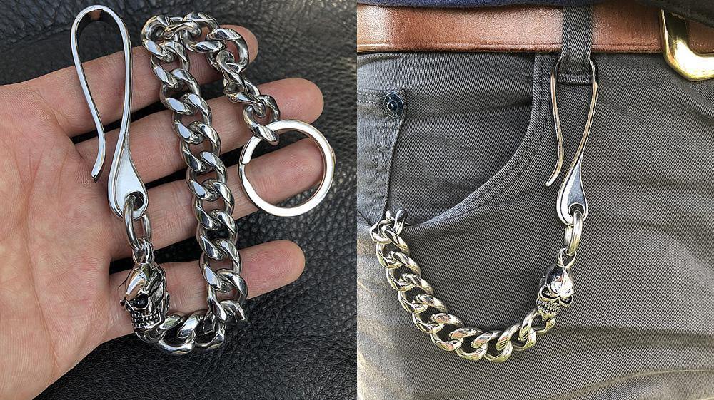 Top 25 Badass Skull Wallet Chains You Should Buy - iwalletsmen