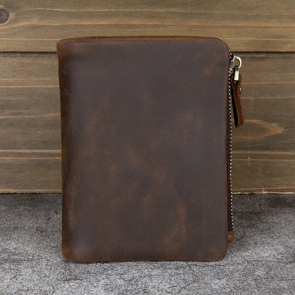  Leather Billfold with Coin Pocket - iwalletsmen