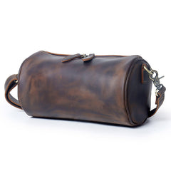 barrel leather bag​