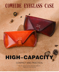 leather glasses case hard