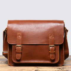 Brown Leather Satchels for Men 
