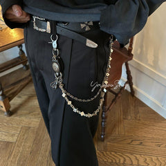 Double Link Wallet Chain for Men Double Wallet Chain - iChainWallets