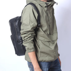 Handmade Leather Mens Cool Backpack Bag Large Travel Bag Hiking Bag for Men