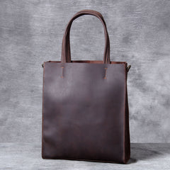 Cool Handmade Leather Mens Tote Bag Cool Messenger Tote Bag Handbag for men