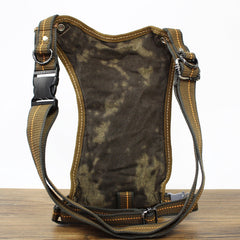 Denim Mens Small Shoulder Bag Thigh bag Waist Bag DropLeg Bag Belt Pouch For Men