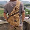 Sling Bag for Big Man - Zipper Detail