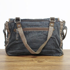 Denim Side Bags Womens Blue Denim Messenger Bag Vintage Denim Shoulder Bag For Women