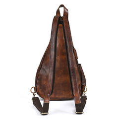 Leather Backpack Crossbody Convertible - iwalletsmen