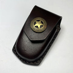 Chevrolet Leather Case For Key Fob with Belt Loop Handmade Leather Chevrolet Key Fob Cover