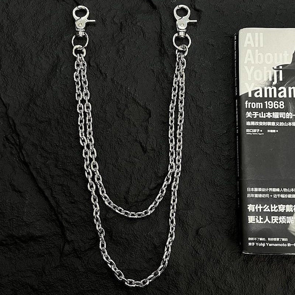  Double Link Wallet Chain for Men Long Wallet Chain - iChainWallets