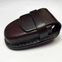 Chevrolet Leather Case For Key Fob with Belt Loop Handmade Leather Chevrolet Key Fob Cover