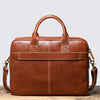 Brown Leather 14 inches Laptop Briefcase 
