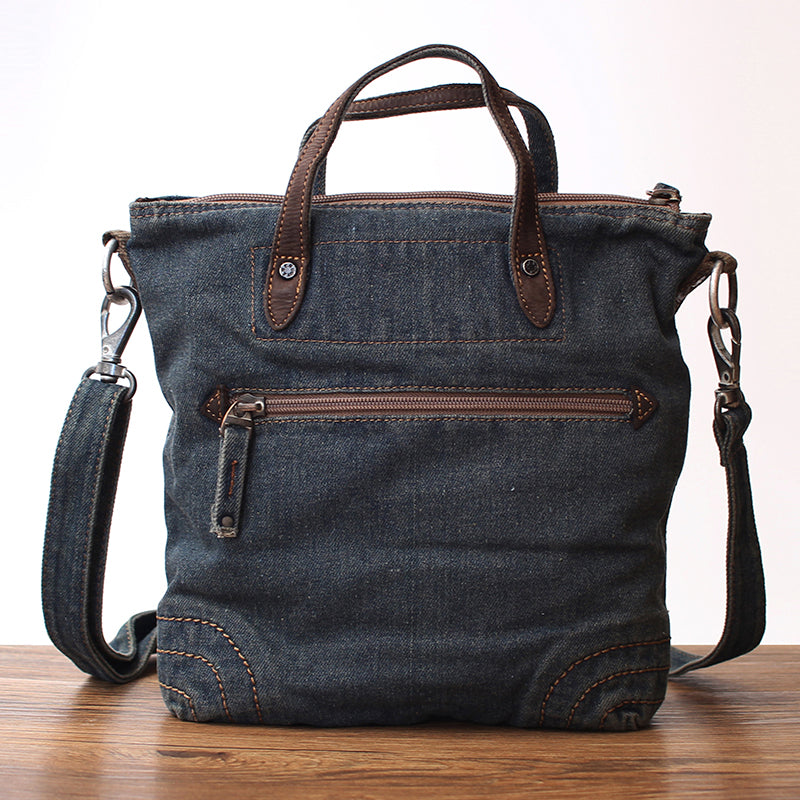 Blue Denim Small Messenger Bags Denim Small Side Bags Vintage Small Cr –  iwalletsmen