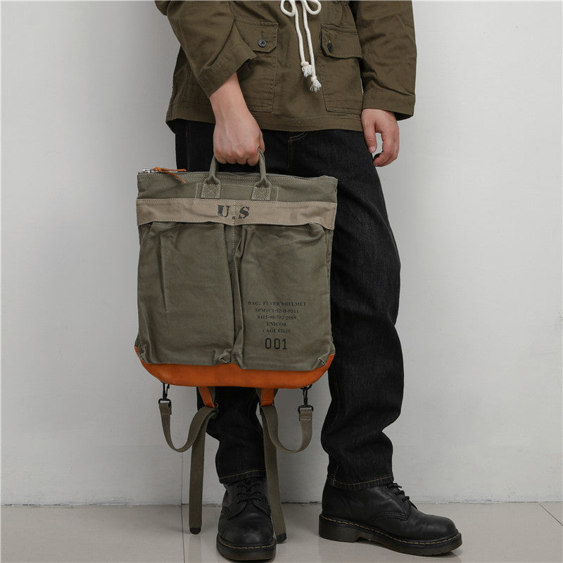 army green canvas travel rucksack backpack Army Green Canvas Mens Backpack Canvas Army Backpack Canvas Travel Bac –  iwalletsmen