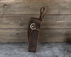 Full Grain Leather Belt Bag Mens Leather Holster Belt Bag Belt Bag Holster - iwalletsmen