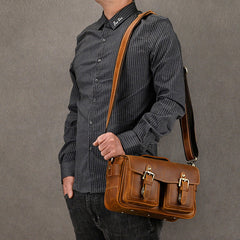 leather camera bag mens​