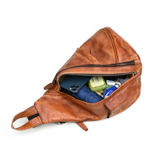 Leather Backpack Crossbody Convertible - iwalletsmen