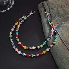 Colorful Diamond Ball Wallet Chain - iChainWallets