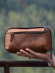 Vintage Men's Leather Clutch Purse - iwalletsmen