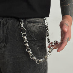 Skull Biker Wallet Chain - iChainWallets