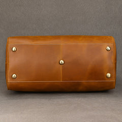 Large Leather Weekender Bag for Men Vintage Leather Weekend Bag for Men - iwalletsmen