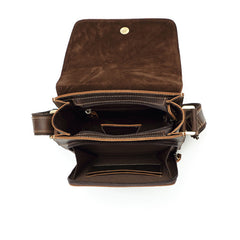 Leather Vertical Crossbody Bag - iwalletsmen